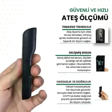 Airbee Temazsız Dijital Termometre Axd-202 - 