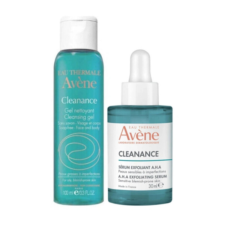 Avene Cleanance Yağlı ve Düzensiz Ciltlere Özel Bakım Kiti - Eau Thermale Avene