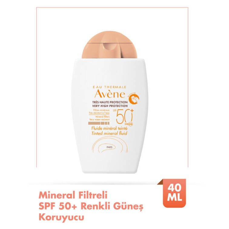 Avene Fluide Mineral Güneş Koruyucu Renkli Krem Spf50 40 ml - 1