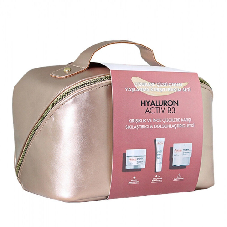 Avene Hyaluron Activ B3 Yaşlanma Karşıtı Çantalı Bakım SETİ - 