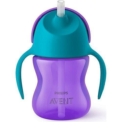 Avent SCF796/02 Desenli Pipetli Bardak 200 ml - Kız - 1