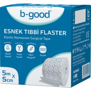 B-Good Esnek Tıbbi Flaster 5 m x 5 cm - B-good