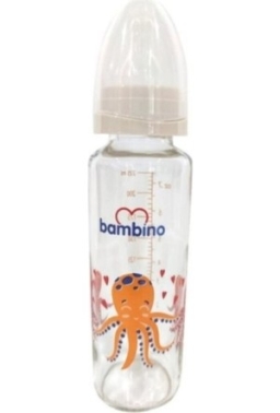 Bambino Ortodontik Cam Biberon 225 ml - Blister - bambino