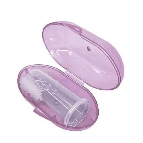 Bambino Parmak Pembe Diş Fırçası - 1