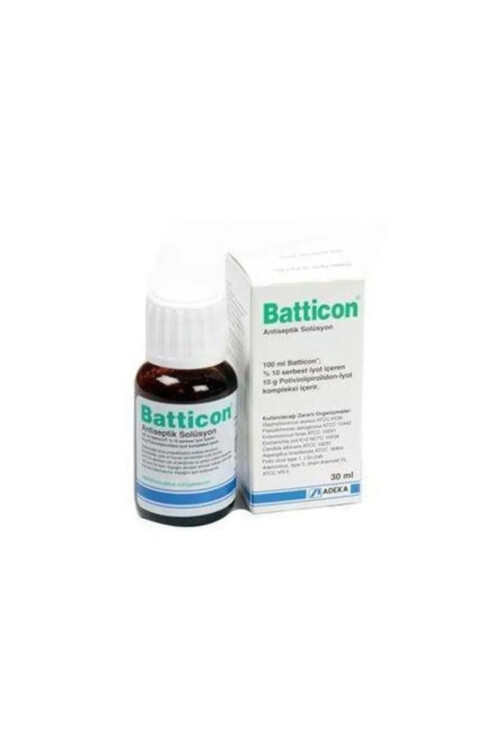 Batticon Antiseptik Solüsyon 30 ml - Adeka