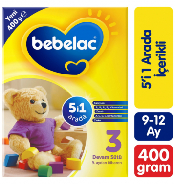 Bebelac 3 Devam Sütü 400 g 9-12 Ay - Bebelac