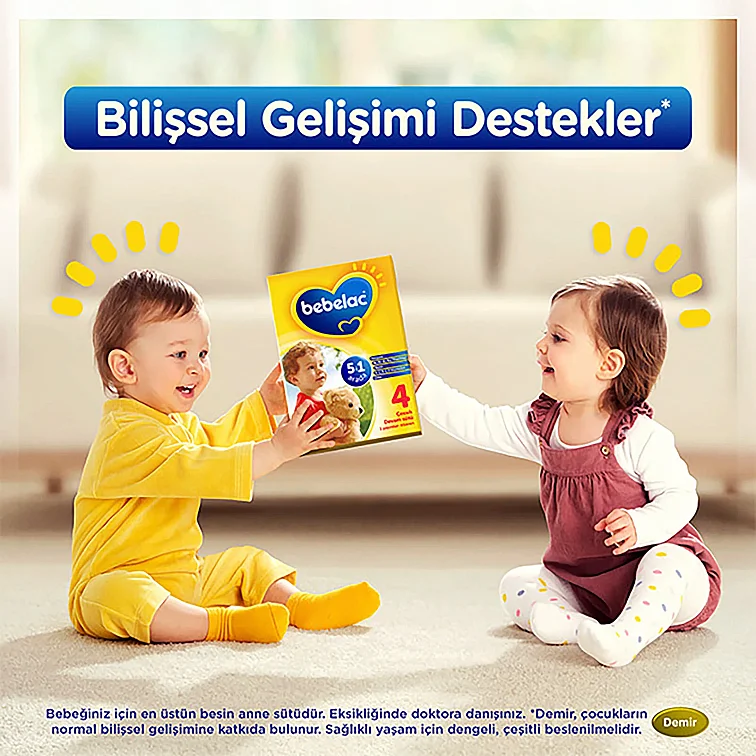 Bebelac 4 Çocuk Devam Sütü 1 Yaş + 800 gr - 2