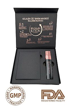 Benjamin Button Effect Göz Çevresi Serum Seti - Anti Aging Serum 25 ml + Kolajen Maske - Benjamin Button