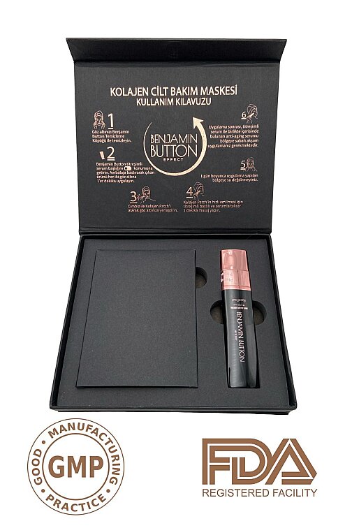 Benjamin Button Effect Göz Çevresi Serum Seti - Anti Aging Serum 25 ml + Kolajen Maske - 1