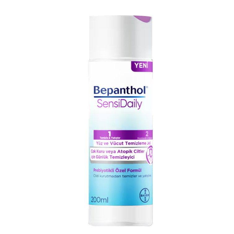 Bepanthol SensiDaily 200 ml Yüz ve Vücut Temizleme Jeli - 1