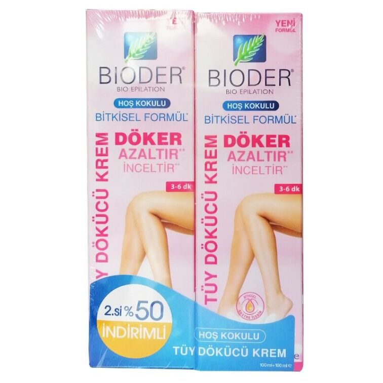 Bioder Tüy Dökücü Krem Bio-Epilation Kadınlar için 100 ml 2 Adet - 1