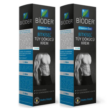 Bioder Tüy Dökücü Krem Erkek 100 ml 2'li - Bioder