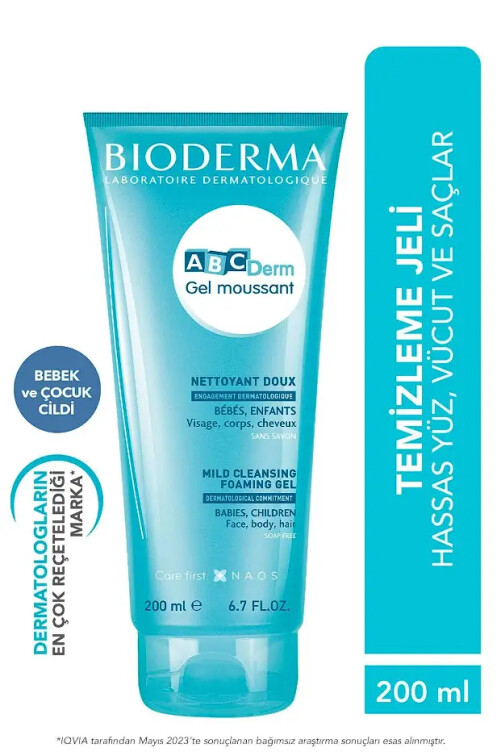 Bioderma Abcderm Foaming Gel 200 ml - Bioderma