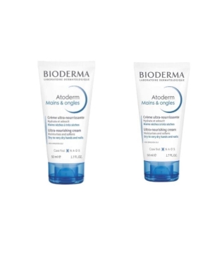 Bioderma Atoderm Hand & Nail Cream 50 ml - İkili Paket Özel Fiyat - Bioderma