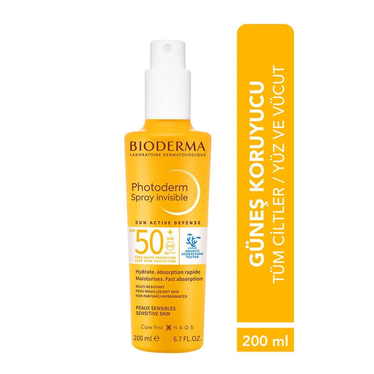 Bioderma Photoderm SPF50+ Güneş Koruyucu Sprey 200 ml - Bioderma
