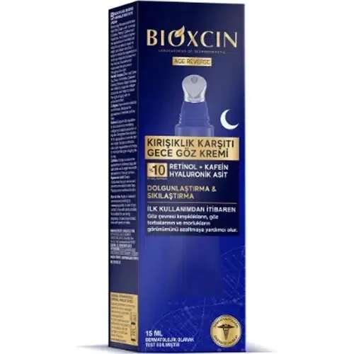 Bioxcin Age Reverse Kırışıklık Karşıtı Gece Göz Çevresi Kremi 15 ml - 1