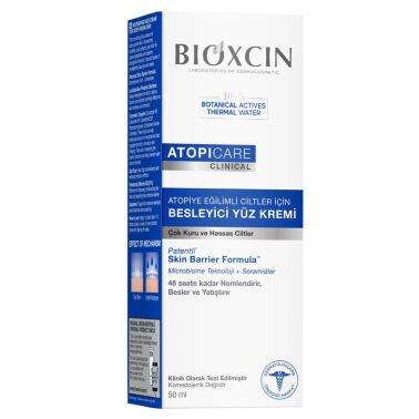 Bioxcin Atopicare Atopi Eğilimli Ciltler için Besleyici Yüz Kremi 50 ml - Bioxcin