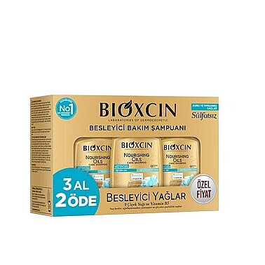 Bioxcin Besleyici Yağlar Şampuan 300 ml - 3 Al 2 Öde - Bioxcin