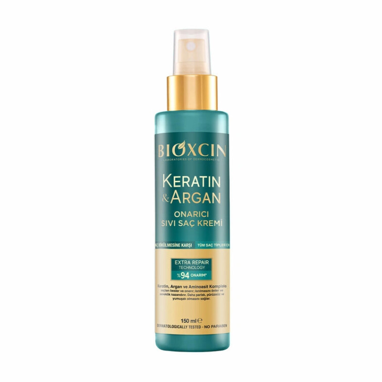 Bioxcin Keratin ve Argan Onarıcı Sıvı Saç Kremi 150 ml - Bioxcin