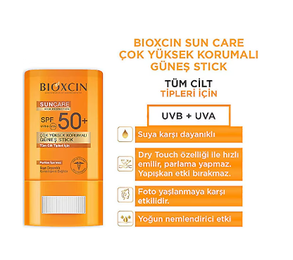 Bioxcin Sun Care 15 gr 50 Faktör Stick Güneş Kremi - 1