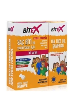 Bitex Sprey 100 Ml + Şampuan 150 Ml Çelik Tarak - Bitex
