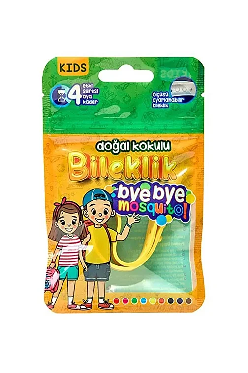 Bye Bye Mosquito Doğal Kokulu Çocuk Sinek Kovucu Bileklik - 1