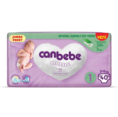 Canbebe Bebek Bezi Jumbo Paket No: 6 15-27 kg 17'li - canbebe
