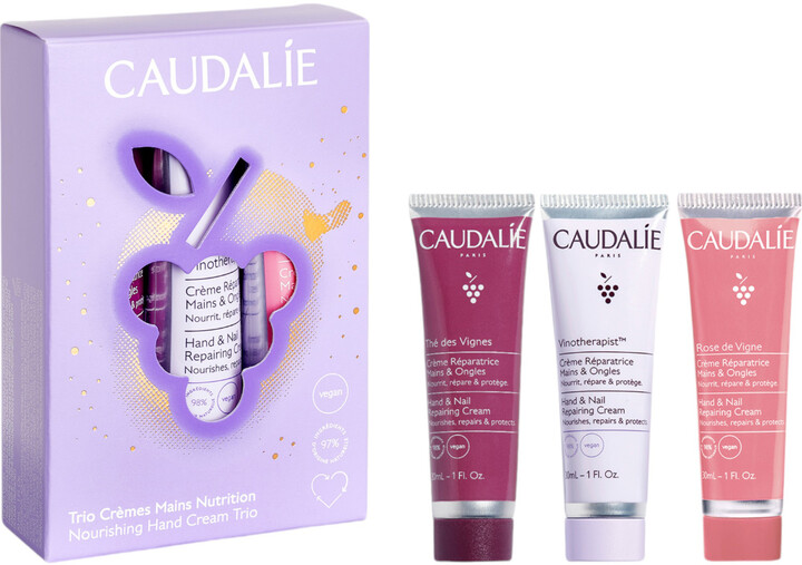 Caudalie Besleyici El ve Tırnak Kremi Üçlü Set - Caudalie