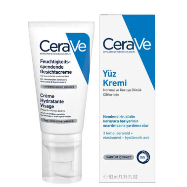 Cerave Nemlendirici Yüz Kremi 52 ml - CeraVe