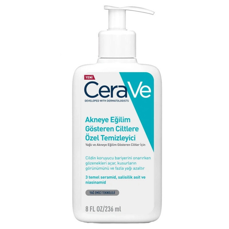 Cerave Yağlı ve Düzensiz Ciltler için Yıkama Jeli 236 ml - CeraVe