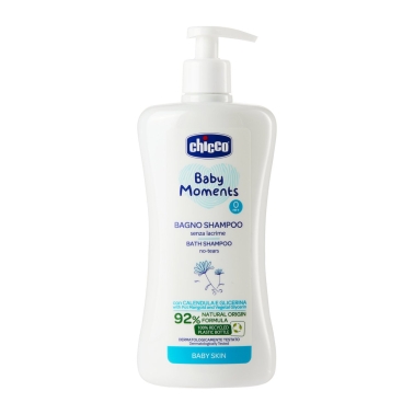 Chicco Baby Moments Doğal Saç ve Vücut Şampuanı 500 ml - Chicco
