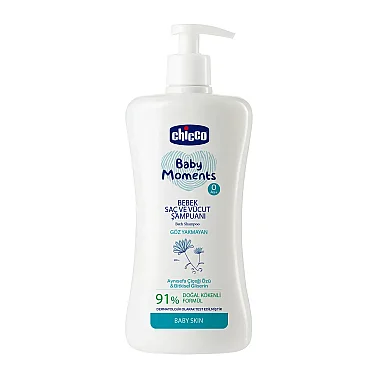 Chicco Doğal Bebek Saç ve Vücut Şampuanı 500 ml - Chicco