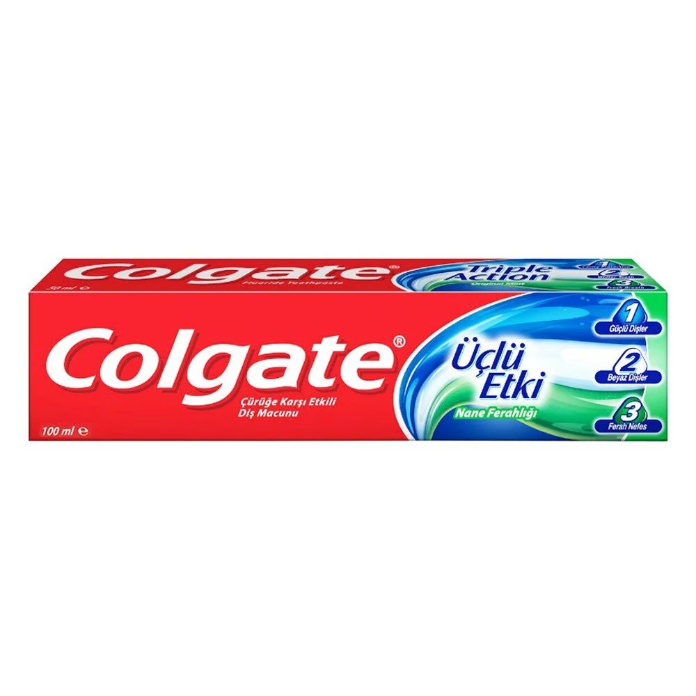 Colgate 3'lü Etki Nane Ferahlığı 100 ml - Colgate