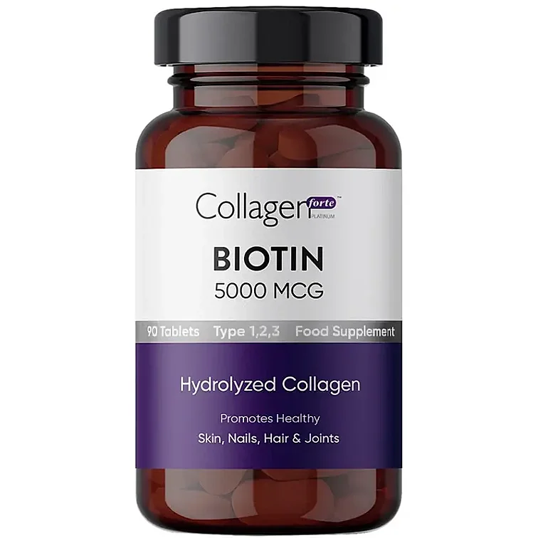 Collagen Forte Platinum Biotin Kolajen 5000 mcg 90 Tablet - 1