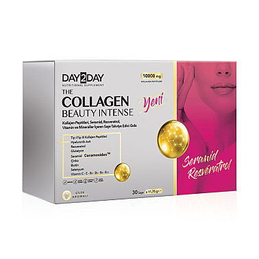 Day2Day The Collagen Beauty Intense 30 Saşe x 12 gr (Çilek Aromalı) - Day2Day