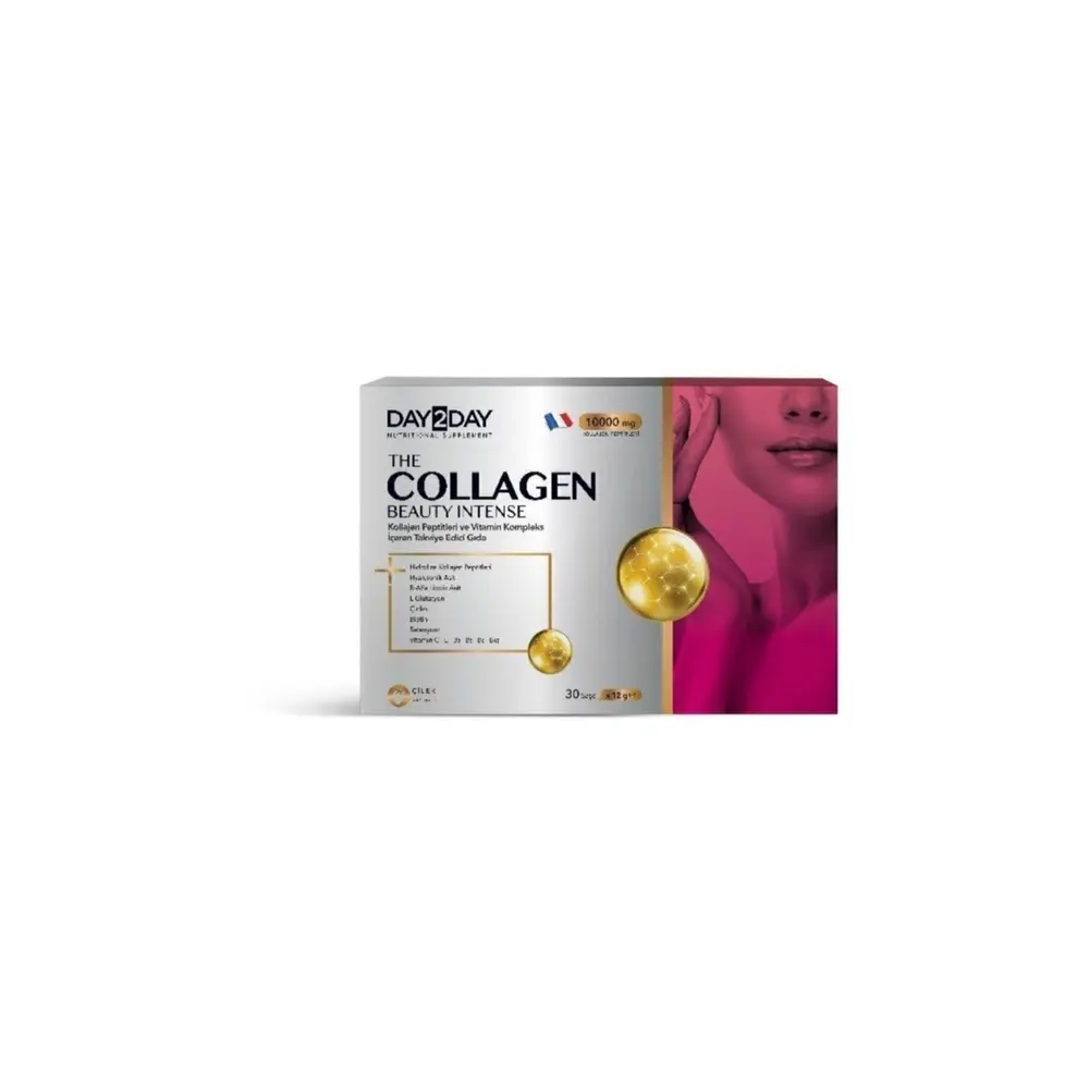 Day2day The Collagen Beauty Intense Ananas Aromalı Kolajen Takviyesi 30 Saşe - Day2Day