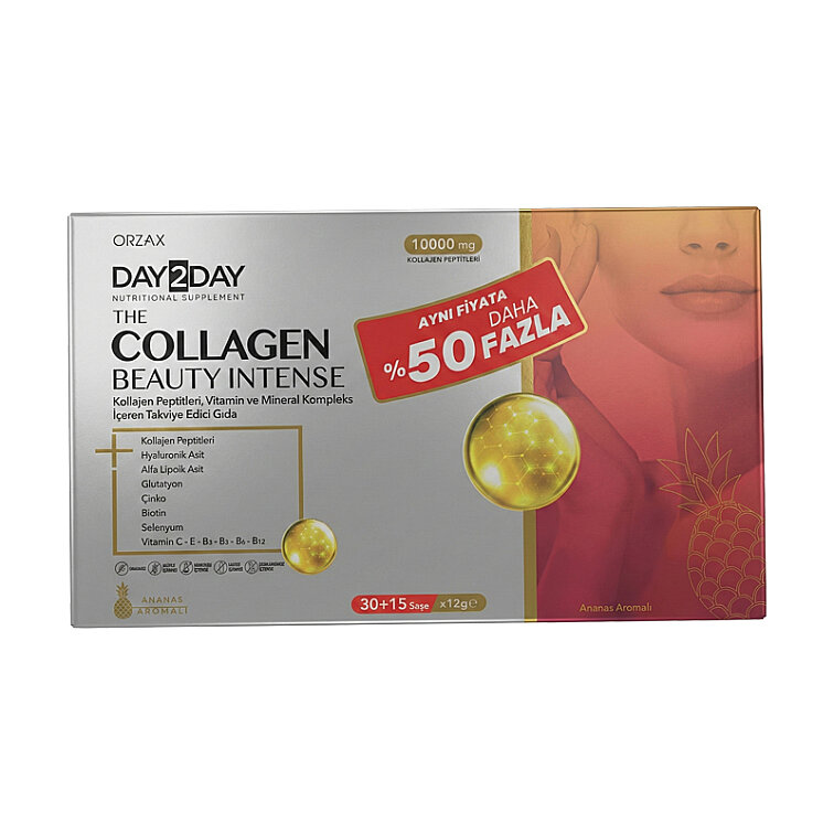 Day2Day The Collagen Beauty Intense Ananas Aromalı 45 Saşe - 1
