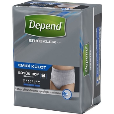 Depend Emici Külot Erkek 10LU - Depend