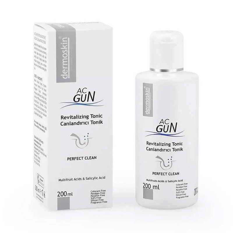 Dermoskin Acnegun Canlandırıcı Tonik 200 ml - Dermoskin