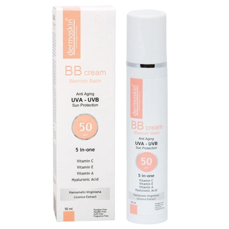 Dermoskin BB Krem SPF50 50 ml - Dermoskin