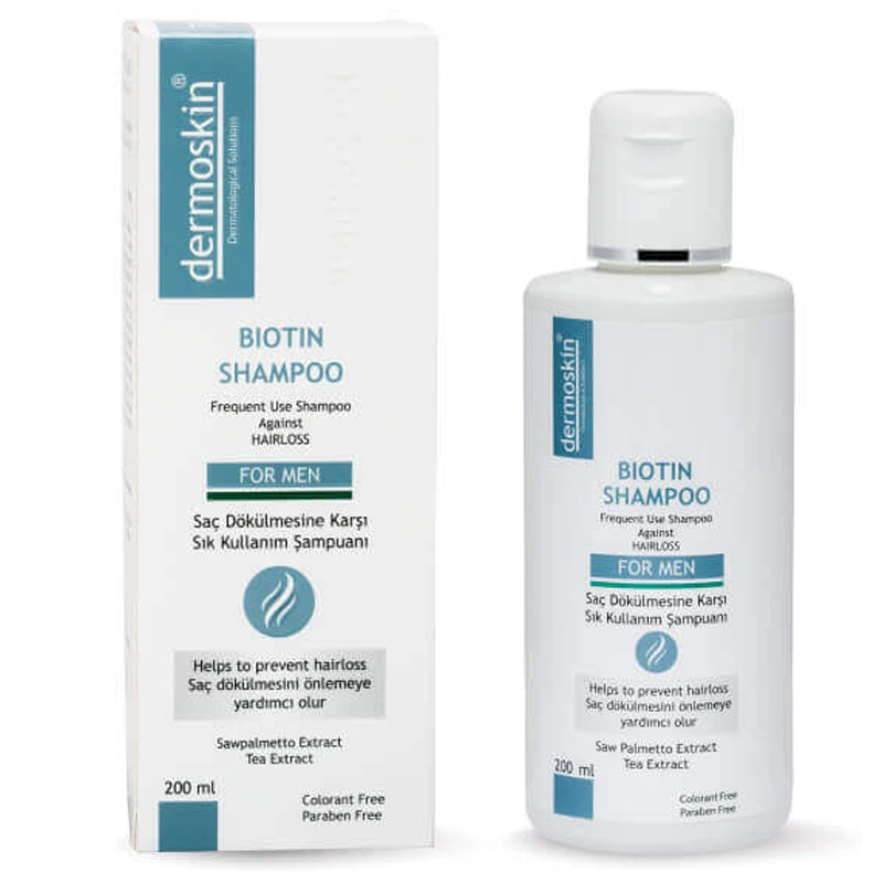 Dermoskin Biotin Şampuan Erkekler İçin 200 ml - Dermoskin