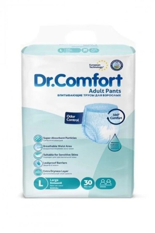 Dr. Comfort Emici Külot Bez Large 30'lu - Dr. Comfort