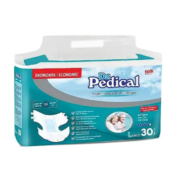 Dr. Pedical Büyük Boy (L) 30'lu Yetişkin Hasta Bezi - Dr.Pedical