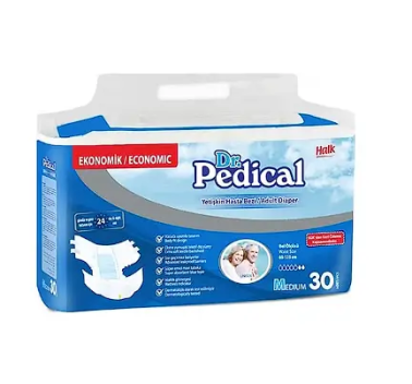 Dr. Pedical Yetişkin Orta Boy (M) Hasta Bezi 30'lu - Dr.Pedical