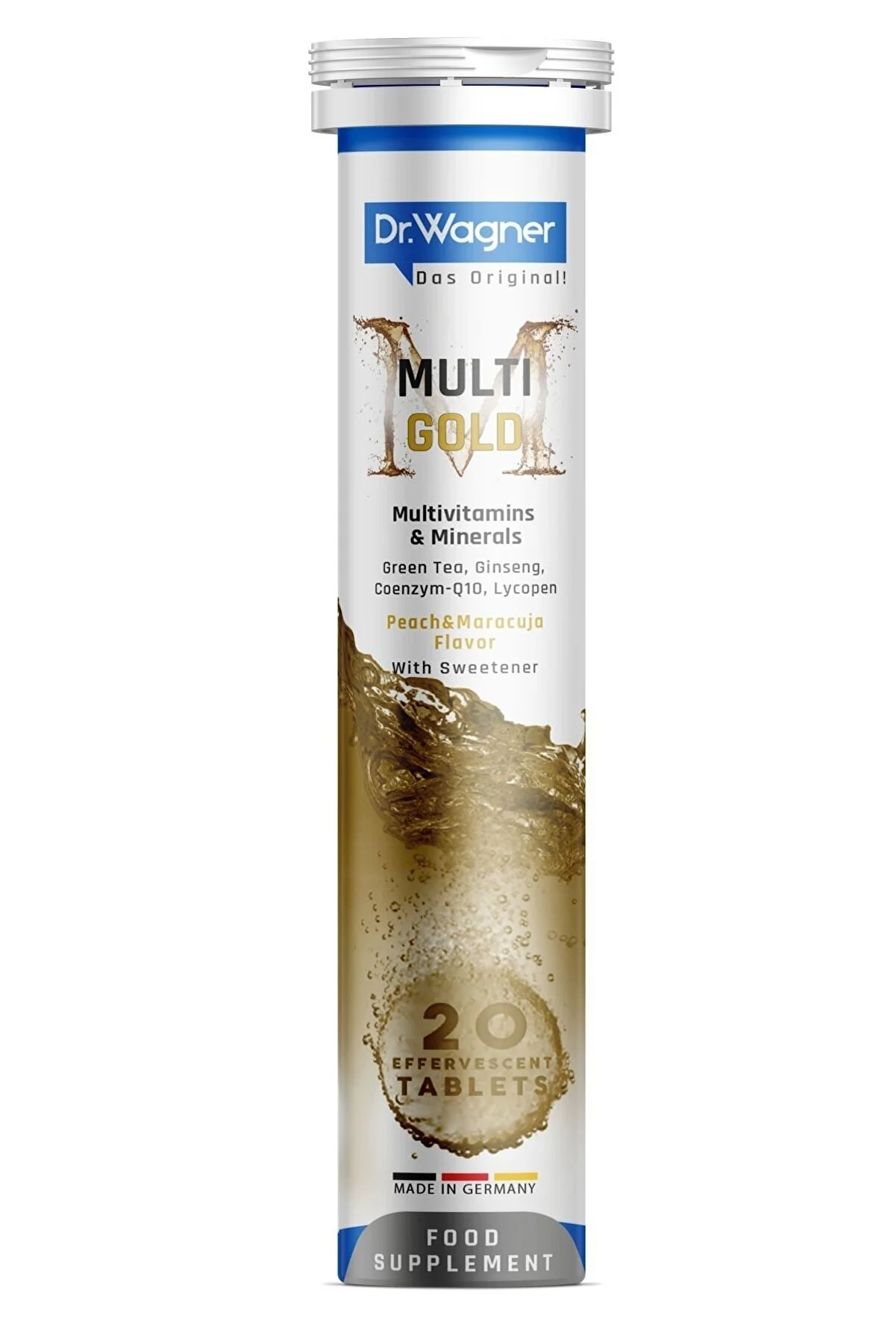 Dr. Wagner Multi Gold Multivitamin Mineral 20 Efervesan Tablet - Dr. Wagner