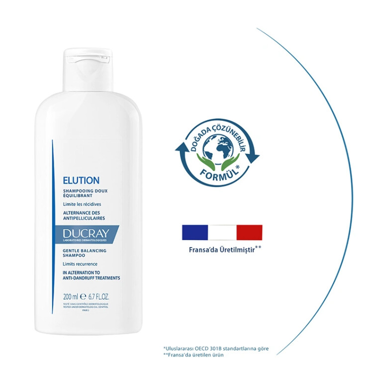 Ducray Elution Tamamlayıcı Bakım Şampuanı 400 ml - Ducray