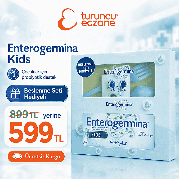 Enterogermina Kids 5 ml 20 Flakon Probiyotik – Beslenme Kutusu Hediyeli - 1