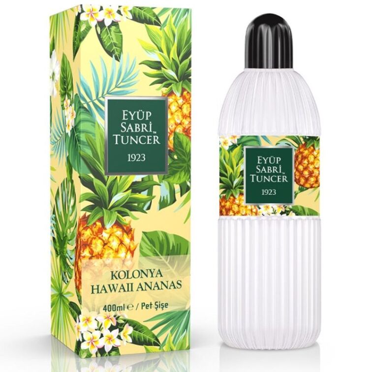 Eyüp Sabri Tuncer Hawaii Ananas Pet Şişe Kolonya 400 ml - 1