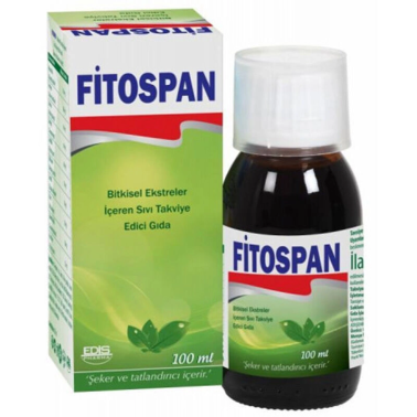 Fitospan Bitkisel Ekstreler İçeren Sıvı Takviye Edici Gıda 100 ml - Edis Pharma