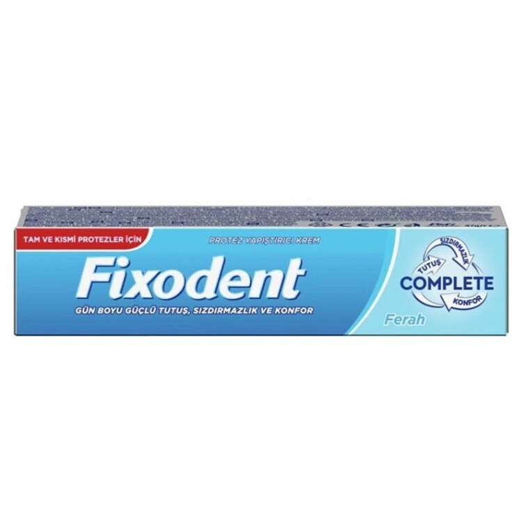 Fixodent Protez Ferah Yapıştırıcı Krem 47 gr - Fixodent